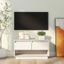 Mueble de TV de madera maciza de pino blanco 74x34x40 cm von , TV-Möbel - Ref: Foro24-813840, Preis: 42,39 €, Rabatt: %