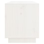 Mueble de TV de madera maciza de pino blanco 74x34x40 cm von , TV-Möbel - Ref: Foro24-813840, Preis: 42,39 €, Rabatt: %