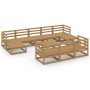 Juego de muebles de jardín 11 piezas madera maciza de pino von , Gartensets - Ref: Foro24-3076117, Preis: 776,06 €, Rabatt: %