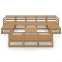 Juego de muebles de jardín 11 piezas madera maciza de pino von , Gartensets - Ref: Foro24-3076117, Preis: 776,06 €, Rabatt: %