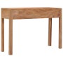 Mesa consola de madera maciza de teca 110x35x75 cm de , Mesas auxiliares - Ref: Foro24-287229, Precio: 233,81 €, Descuento: %