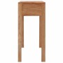 Mesa consola de madera maciza de teca 110x35x75 cm de , Mesas auxiliares - Ref: Foro24-287229, Precio: 233,81 €, Descuento: %