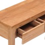 Mesa consola de madera maciza de teca 110x35x75 cm de , Mesas auxiliares - Ref: Foro24-287229, Precio: 233,81 €, Descuento: %