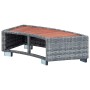 Escalón de bañera de hidromasaje ratán PE gris 92x45x25 cm von , Pooltreppen und Rampen - Ref: Foro24-46461, Preis: 108,22 €,...
