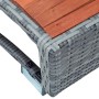 Escalón de bañera de hidromasaje ratán PE gris 92x45x25 cm von , Pooltreppen und Rampen - Ref: Foro24-46461, Preis: 108,22 €,...