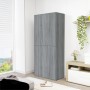 Mueble zapatero madera de ingeniería gris Sonoma 80x39x178 cm von , Schuhregale und Schuhorganisatoren - Ref: Foro24-815532, ...