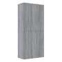 Mueble zapatero madera de ingeniería gris Sonoma 80x39x178 cm von , Schuhregale und Schuhorganisatoren - Ref: Foro24-815532, ...