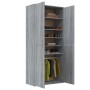 Mueble zapatero madera de ingeniería gris Sonoma 80x39x178 cm von , Schuhregale und Schuhorganisatoren - Ref: Foro24-815532, ...