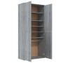 Mueble zapatero madera de ingeniería gris Sonoma 80x39x178 cm von , Schuhregale und Schuhorganisatoren - Ref: Foro24-815532, ...