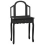 Tocador y taburete madera paulownia negro 65x36x128 cm de , Tocadores para dormitorios - Ref: Foro24-289336, Precio: 161,93 €...