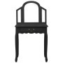 Tocador y taburete madera paulownia negro 65x36x128 cm de , Tocadores para dormitorios - Ref: Foro24-289336, Precio: 161,93 €...