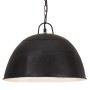 Lámpara colgante vintage redonda 25 W negra 41 cm E27 by , Lamps - Ref: Foro24-320543, Price: 71,34 €, Discount: %