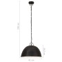 Lámpara colgante vintage redonda 25 W negra 41 cm E27 by , Lamps - Ref: Foro24-320543, Price: 71,34 €, Discount: %