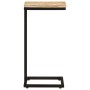 Mesitas auxiliares 2 uds madera mango rugosa 31,5x24,5x64,5 cm by , Side tables - Ref: Foro24-321970, Price: 112,72 €, Discou...