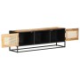 Mueble para TV madera mango rugosa y caña natural 120x30x40 cm von , TV-Möbel - Ref: Foro24-323142, Preis: 292,32 €, Rabatt: %