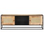 Mueble para TV madera mango rugosa y caña natural 120x30x40 cm von , TV-Möbel - Ref: Foro24-323142, Preis: 292,32 €, Rabatt: %