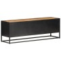 Mueble para TV madera mango rugosa y caña natural 120x30x40 cm von , TV-Möbel - Ref: Foro24-323142, Preis: 292,32 €, Rabatt: %