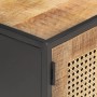 Mueble para TV madera mango rugosa y caña natural 120x30x40 cm von , TV-Möbel - Ref: Foro24-323142, Preis: 292,32 €, Rabatt: %