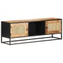 Mueble para TV madera mango rugosa y caña natural 120x30x40 cm von , TV-Möbel - Ref: Foro24-323142, Preis: 292,32 €, Rabatt: %