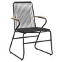 Juego de comedor de jardín 5 piezas ratán PVC negro by , Garden sets - Ref: Foro24-3156572, Price: 345,30 €, Discount: %