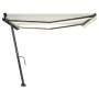 Toldo retráctil manual con LED color crema 450x300 cm von , Markisen - Ref: Foro24-3069762, Preis: 561,36 €, Rabatt: %