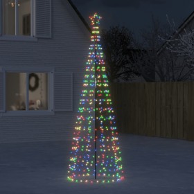 Árbol de Navidad LED con estacas 570 LEDs de colores 300 cm by , Christmas trees - Ref: Foro24-358106, Price: 63,73 €, Discou...