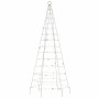 Árbol de Navidad en asta de bandera 200 LED de colores 180 cm de , Luces de Navidad - Ref: Foro24-358110, Precio: 25,52 €