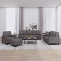 Juego de sofás con cojines 4 piezas cuero sintético gris von , Sofas - Ref: Foro24-3201355, Preis: 675,01 €, Rabatt: %