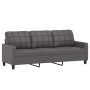 Juego de sofás con cojines 4 piezas cuero sintético gris von , Sofas - Ref: Foro24-3201355, Preis: 675,01 €, Rabatt: %