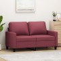 Sofá de 2 plazas de tela rojo tinto 120 cm von , Sofas - Ref: Foro24-359161, Preis: 194,45 €, Rabatt: %
