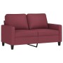Sofá de 2 plazas de tela rojo tinto 120 cm von , Sofas - Ref: Foro24-359161, Preis: 194,45 €, Rabatt: %