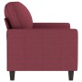 Sofá de 2 plazas de tela rojo tinto 120 cm von , Sofas - Ref: Foro24-359161, Preis: 194,45 €, Rabatt: %