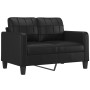 Juego de sofás con cojines 3 piezas cuero sintético negro by , Sofas - Ref: Foro24-3201348, Price: 667,45 €, Discount: %