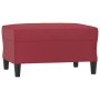 Juego de sofás con cojines 4 piezas cuero sintético rojo tinto von , Sofas - Ref: Foro24-3201748, Preis: 624,46 €, Rabatt: %