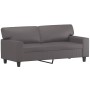 Juego de sofás 3 piezas cuero sintético gris von , Sofas - Ref: Foro24-3201921, Preis: 548,00 €, Rabatt: %
