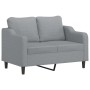 Juego de sofás con cojines 3 piezas tela gris claro by , Sofas - Ref: Foro24-3201858, Price: 538,40 €, Discount: %