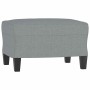 Juego de sofás con cojines 3 piezas tela gris claro by , Sofas - Ref: Foro24-3201858, Price: 538,40 €, Discount: %