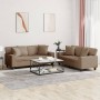 Juego de sofás con cojines 2 piezas cuero sintético capuchino von , Sofas - Ref: Foro24-3201928, Preis: 533,60 €, Rabatt: %