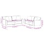 Juego de sofás con cojines 2 piezas cuero sintético capuchino von , Sofas - Ref: Foro24-3201928, Preis: 533,60 €, Rabatt: %