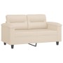 Juego de sofás con cojines 3 piezas tela microfibra beige von , Sofas - Ref: Foro24-3202337, Preis: 619,17 €, Rabatt: %