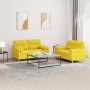 Juego de sofás con cojines 2 piezas tela amarillo claro von , Sofas - Ref: Foro24-3201589, Preis: 370,64 €, Rabatt: %