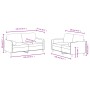 Juego de sofás con cojines 2 piezas terciopelo verde oscuro by , Sofas - Ref: Foro24-3201996, Price: 508,44 €, Discount: %