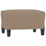 Juego de sofás con cojines 3 piezas cuero sintético capuchino von , Sofas - Ref: Foro24-3202169, Preis: 535,56 €, Rabatt: %