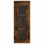 Aparador de madera contrachapada roble ahumado 34,5x34x180 cm de , Aparadores - Ref: Foro24-3199206, Precio: 104,00 €