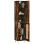 Aparador de madera contrachapada roble ahumado 34,5x34x180 cm von , Sideboards - Ref: Foro24-3199142, Preis: 99,37 €, Rabatt: %