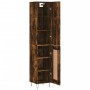 Aparador de madera contrachapada roble ahumado 34,5x34x180 cm von , Sideboards - Ref: Foro24-3199142, Preis: 99,37 €, Rabatt: %