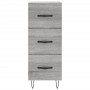 Aparador alto madera contrachapada gris Sonoma 34,5x34x180 cm de , Aparadores - Ref: Foro24-3199271, Precio: 119,10 €, Descue...