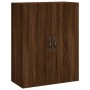 Aparador alto madera contrachapada marrón roble 69,5x34x180 cm von , Sideboards - Ref: Foro24-3198112, Preis: 161,41 €, Rabat...