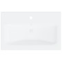 Juego de muebles de baño madera de ingeniería blanco brillo de vidaXL, Muebles de baño - Ref: Foro24-3071681, Precio: 198,14 ...