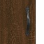 Aparador alto madera contrachapada marrón roble 69,5x34x180 cm de , Aparadores - Ref: Foro24-3198184, Precio: 160,72 €, Descu...